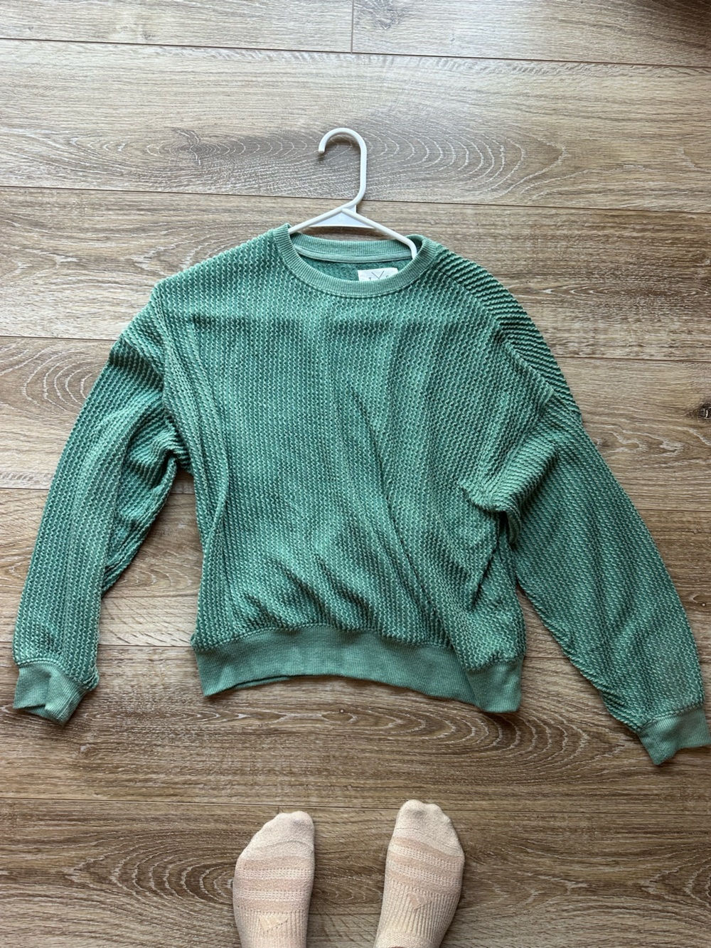 Thread & Supply Mint Green Crewneck Knit Sweater